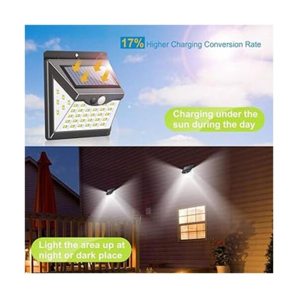 Luces solares para exteriores 40 LED y 3 modos de_6