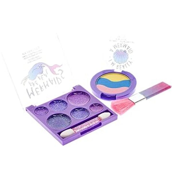 Townley Girl Mermaid Vibes Juego de maquillaje con 8_5