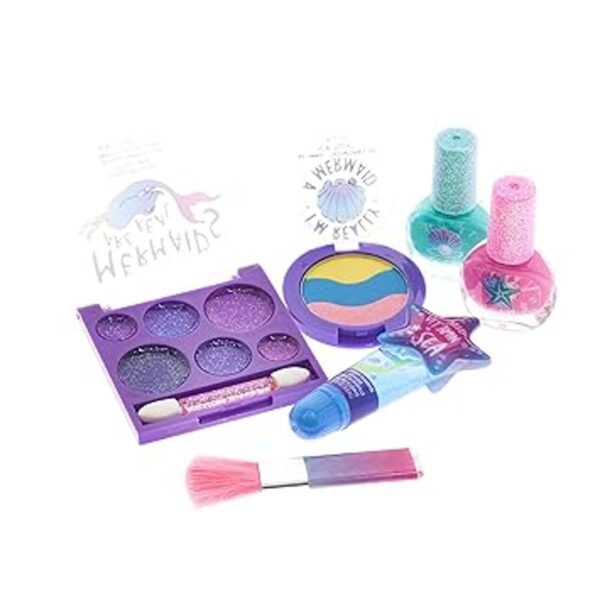 Townley Girl Mermaid Vibes Juego de maquillaje con 8_2