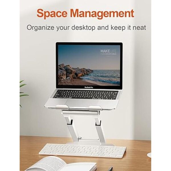 Soporte para laptop para escritorio de altura ajustable_2