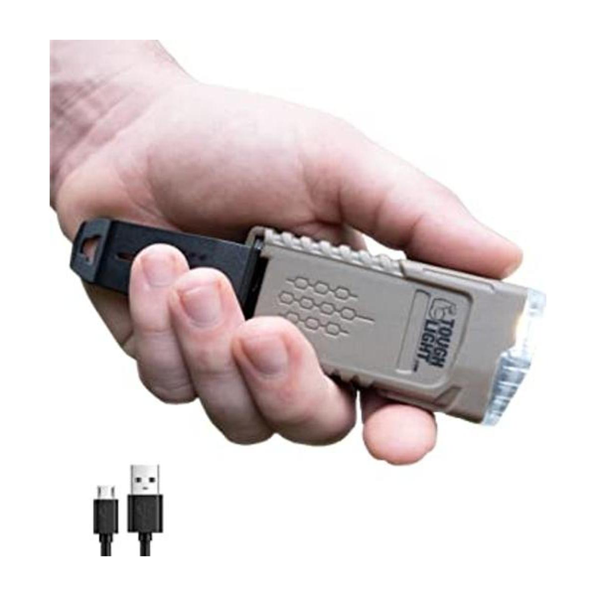 Tough Light Linterna de emergencia LED recargable USB para