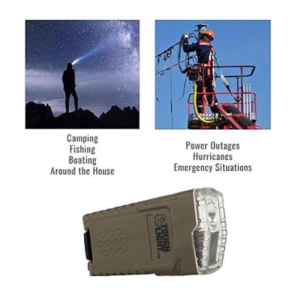 Tough Light Linterna de emergencia LED recargable USB para_5