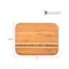 Totally Bamboo Tabla de cortar Barbados 9.0 x 6.5 in_6