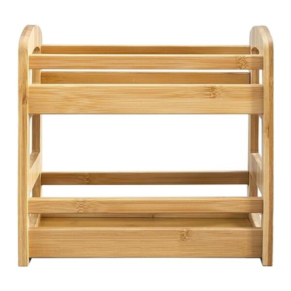 Totally Bamboo Organizador para especias de 2 estantes_4