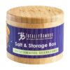 Caja de almacenamiento de bambú con tapa giratoria_6