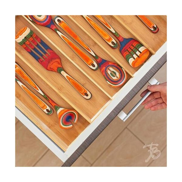 Totally Bamboo Organizador de cajones expandible de 5_2