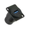 Toronce Conector de montaje en panel serie USB 3.0 D_3