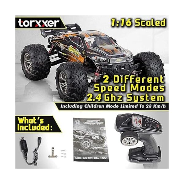 Torxxer Camión RC sin escobillas a escala 116 Coche RC