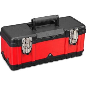 Jack Boss Caja de herramientas de acero de 15.5 pulgadas
