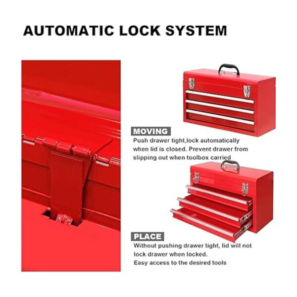 BIG RED ANTBD133XB Torin Caja de herramientas portátil de