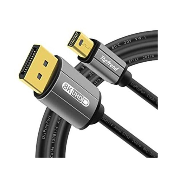 Mini Displayport Cable de 6 pies Toptrend 8K DP puerto_1