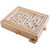 Topwon Mesa de laberinto de madera para laberinto juego_1