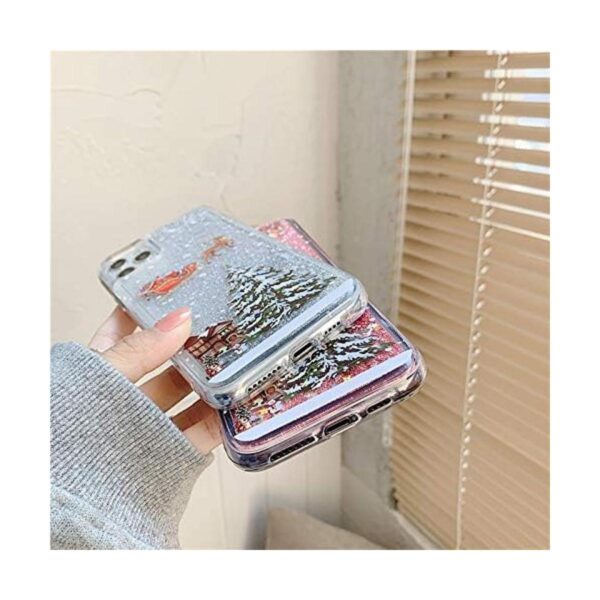 Topwin Funda de Navidad para iPhone 12 Pro Max diseño de_3