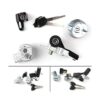 Topteng Kit de llave de bloqueo de asiento para Honda_3