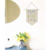 Play is The Work of The Child Bandera colgante de lona_2