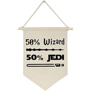 Topthink Bandera colgante de 50 Wizard 50 JediCanvas_1