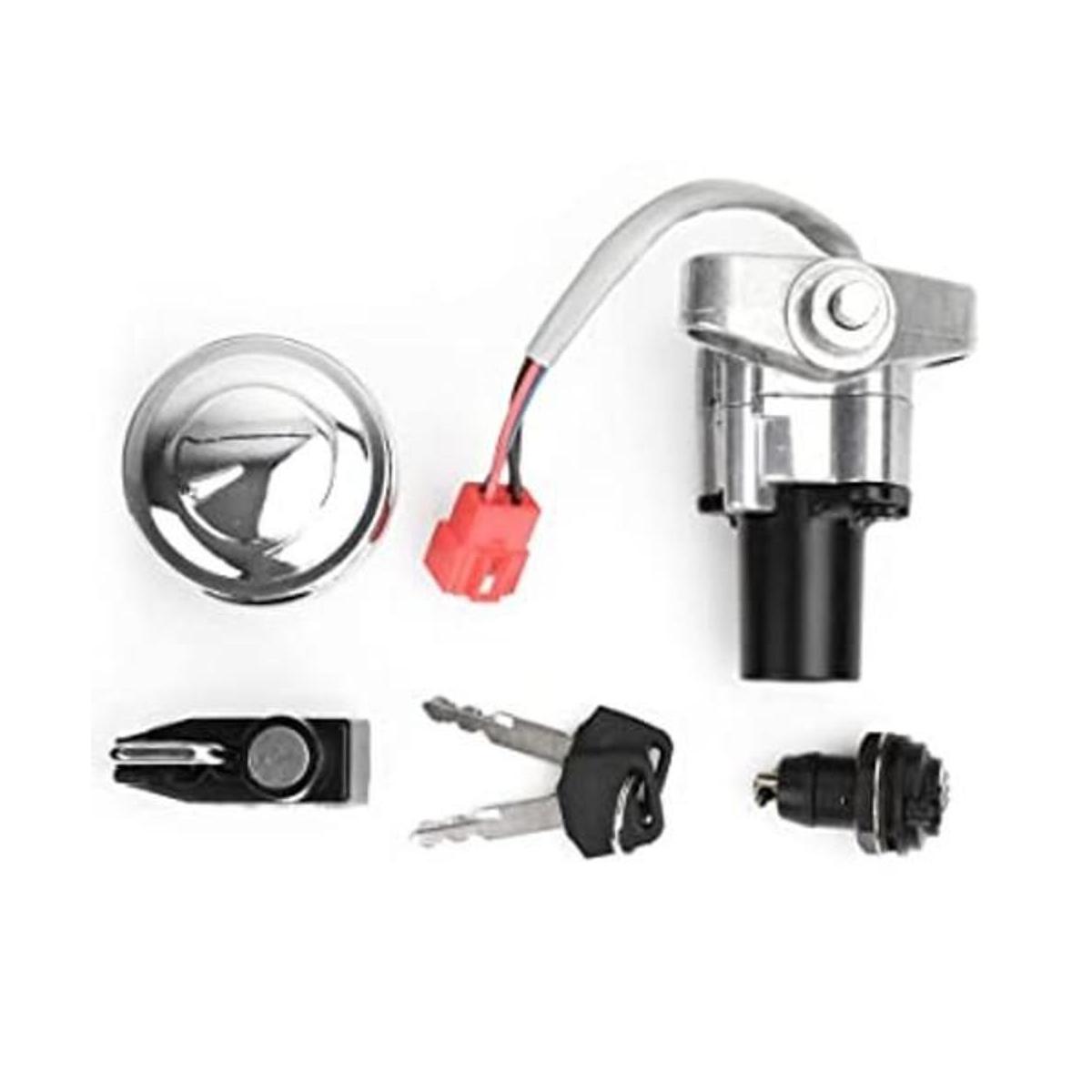 Topteng Interruptor de encendido de motocicleta kit de