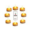 Topstone Velas LED con control remoto y temporizador_1