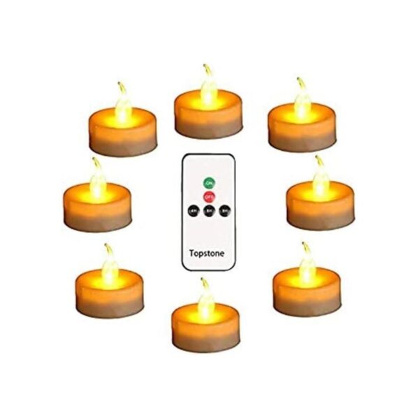 Topstone Velas LED con control remoto y temporizador_1