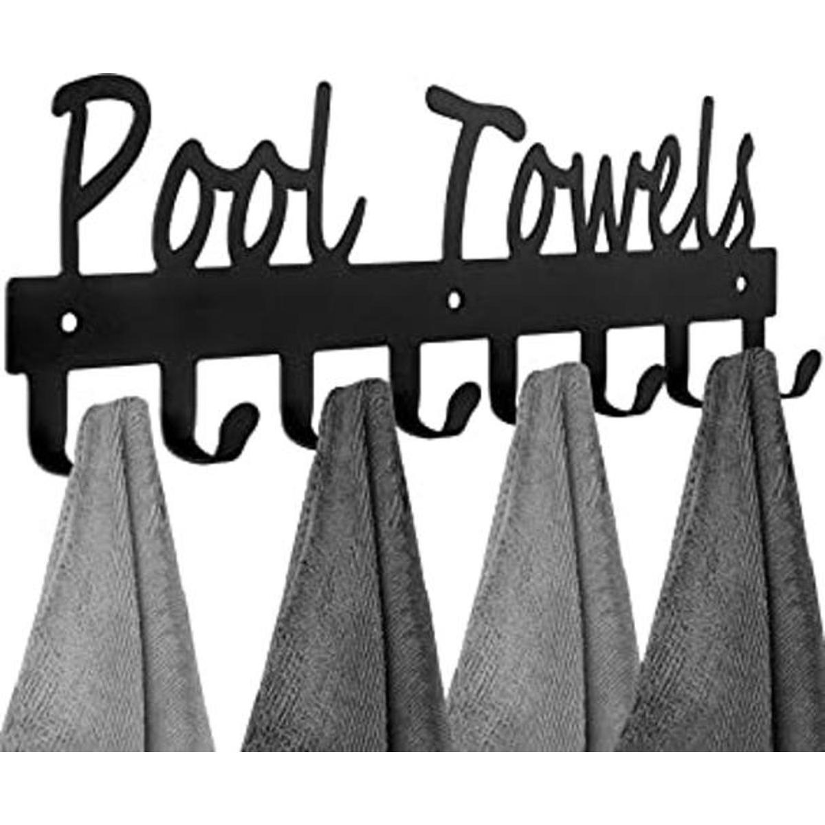 Ganchos para toallas de piscina para baño soporte de