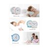 FLOITTUY Reloj despertador súper silencioso de 5 colores