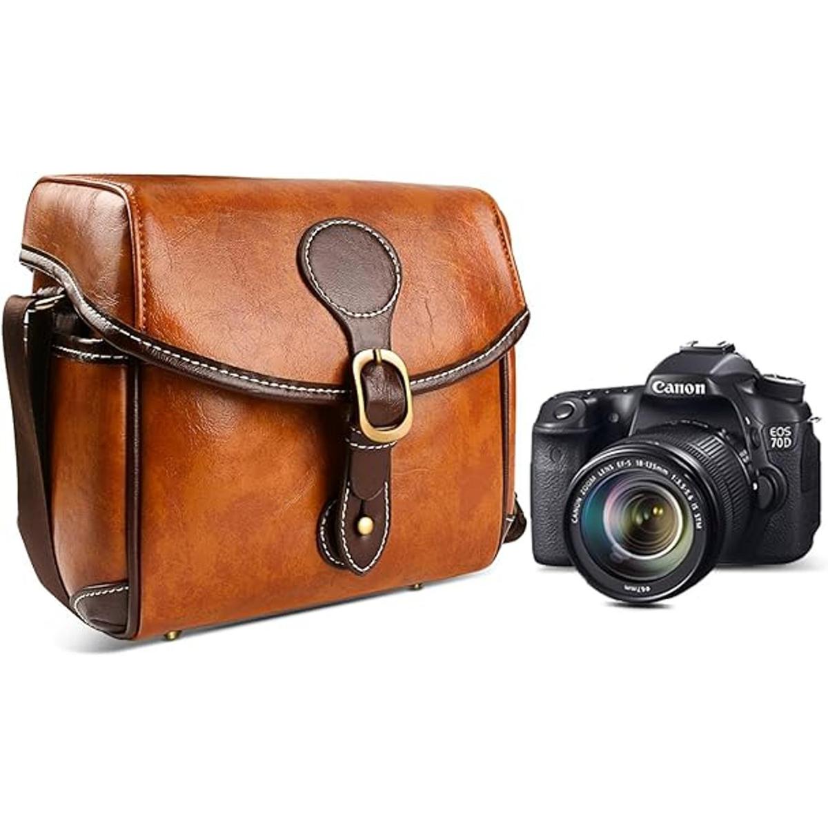 Topixdeals bolsa para cámara a prueba de agua estilo