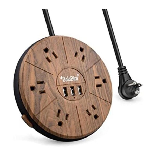 Tira de alimentación de 6 salidas de CA con 3 puertos USB_1