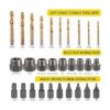 Topec 29Pcs Bolt Extractor Set and Drill Bit Kit
