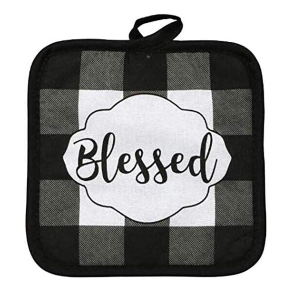 Buffalo Check Decor Juego de toallas de cocina 5 piezas_3