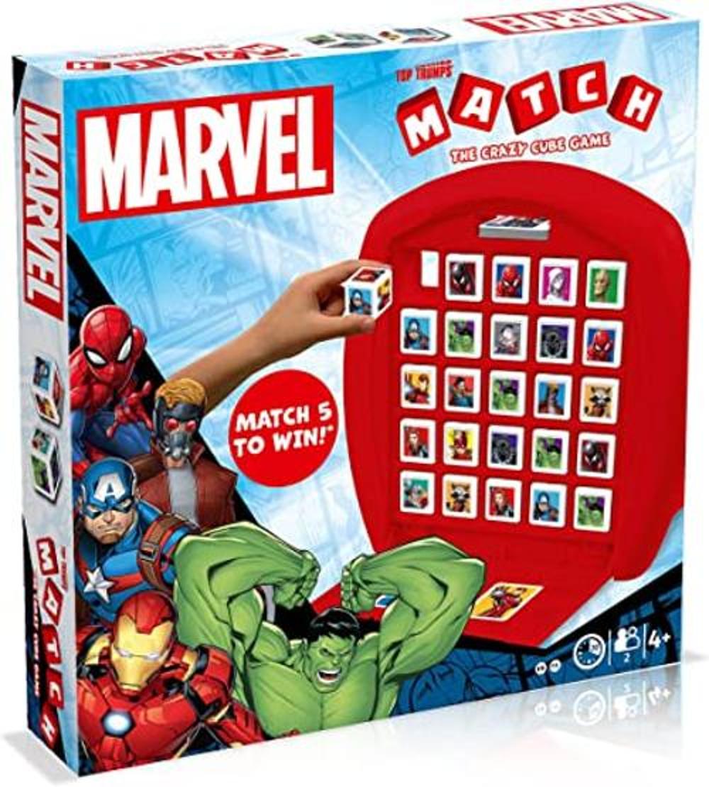 Marvel Top Trumps Match Juego de mesa multilinge juega