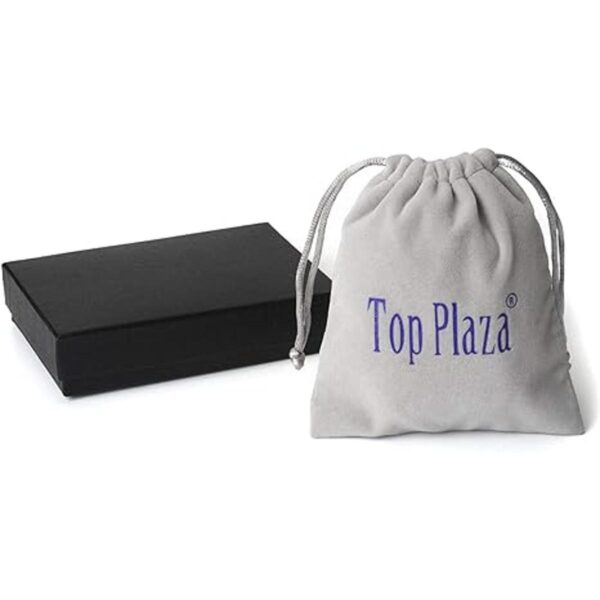 Top Plaza Reloj de pulsera de cuero para mujer elegante_4