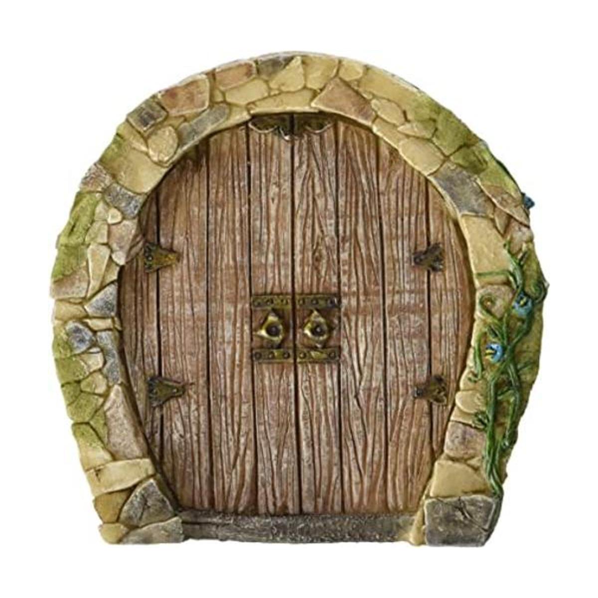Top Collection Puerta de casa con gnomo diseño de hadas
