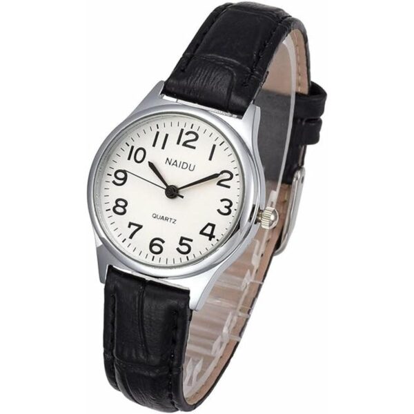 Top Plaza Reloj de cuero para mujer relojes de vestir_1