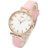 Top Plaza Reloj de pulsera de cuarzo analógico de cuero_1