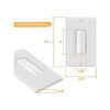 TOPGREENER Juego de 6 cepillos de pared con cerdas para_4