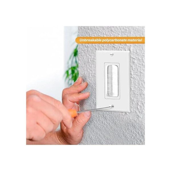 TOPGREENER Juego de 6 cepillos de pared con cerdas para_6