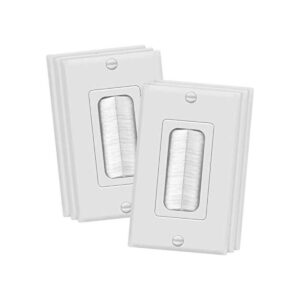 TOPGREENER Juego de 6 cepillos de pared con cerdas para_1