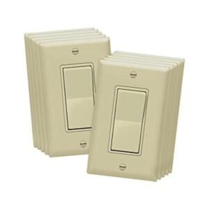 Enerlites placa decorativa e interruptor de pared de 15 A
