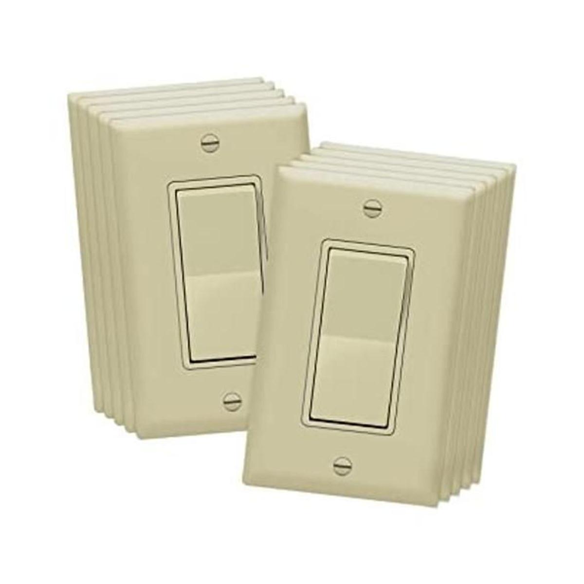 Enerlites placa decorativa e interruptor de pared de 15 A