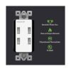 TOPGREENER 5.8A Ultra Alta Velocidad USB Quad 4 Puertos_2