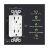 TOPGREENER Receptáculo protector de sobretensiones con_2