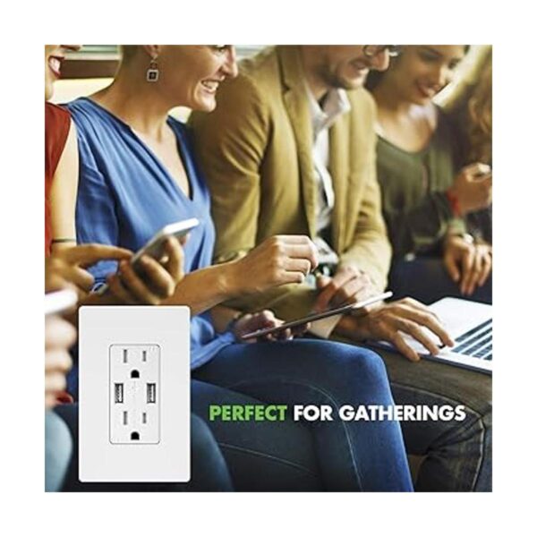 TOPGREENER Toma de pared USB de alta velocidad 4A_6