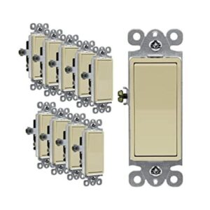 ENERLITES Decorator interruptor de luz basculante 15A_1
