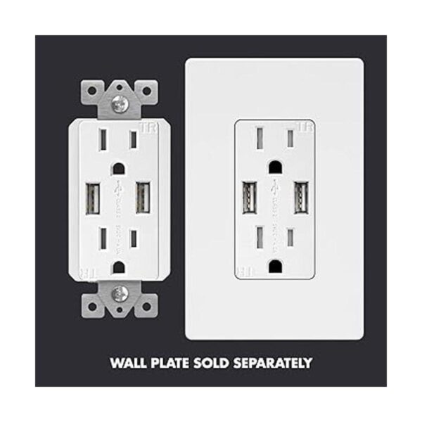 TOPGREENER Toma de pared USB de alta velocidad 4A_4
