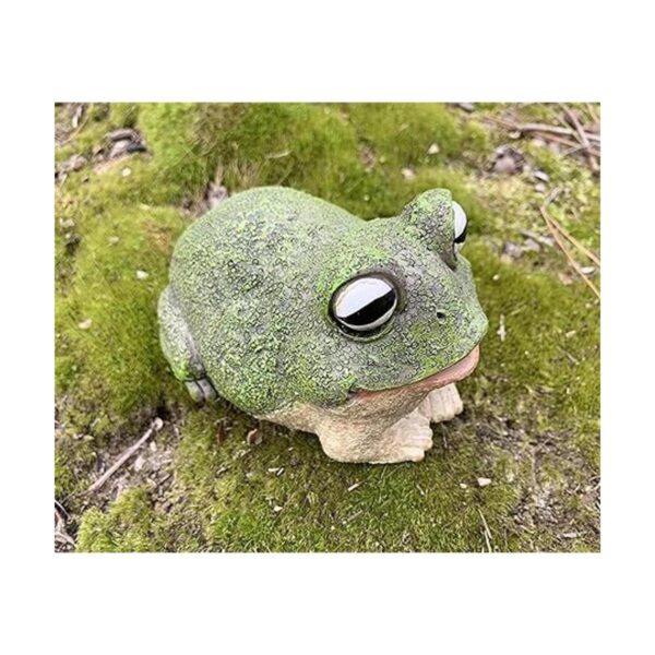 Top Brass Chunky Frog Key Hider Estatua de jardín de sapo