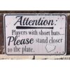Cartel divertido de lata con texto en inglés Players with_2