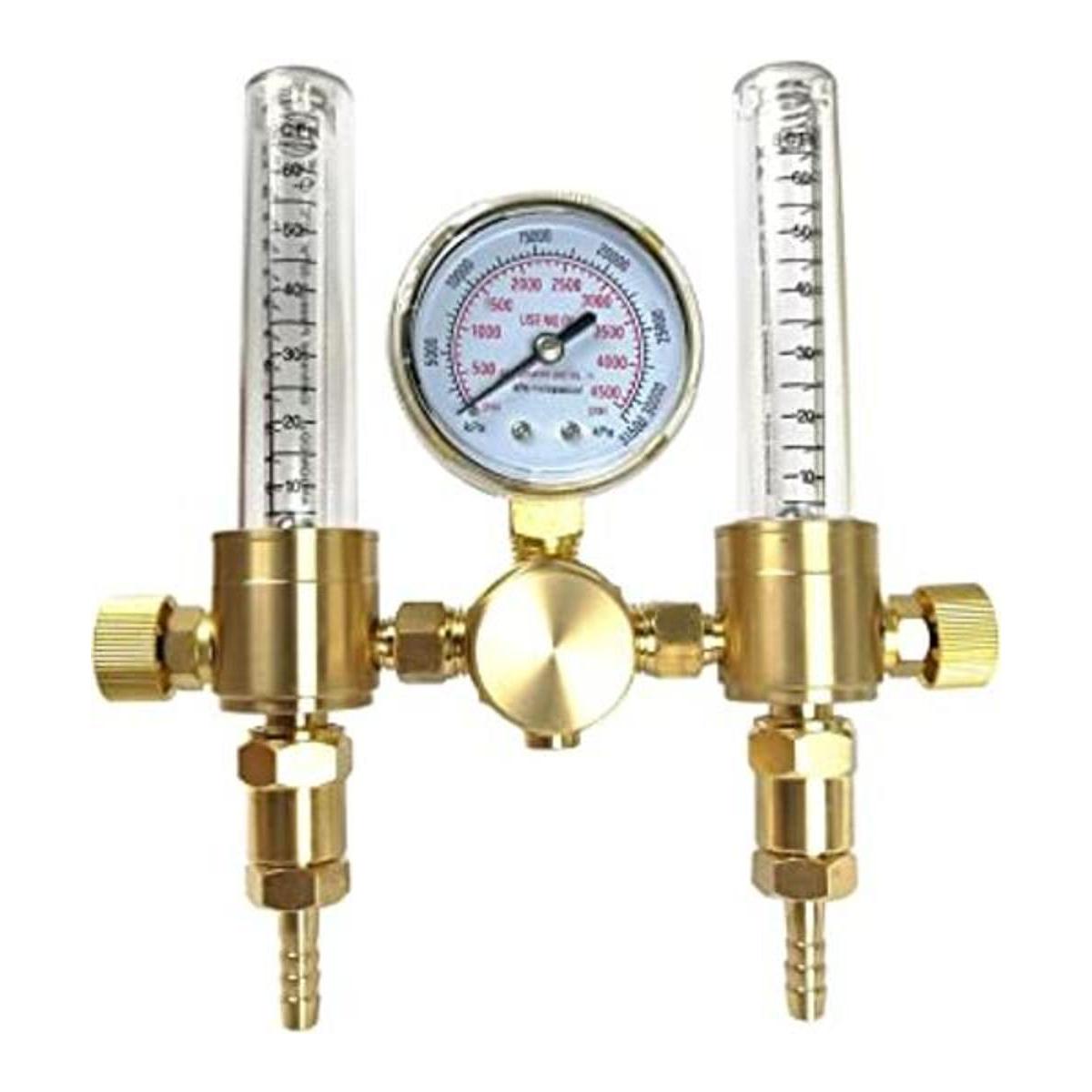 Mig Tig 060CFH CGA580 Medidor de flujo de argón de doble