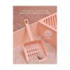 Cuchara de arena para gatos con soporte para carrito
