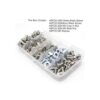 Kit de tuerca de tornillo plateado para conector de_2