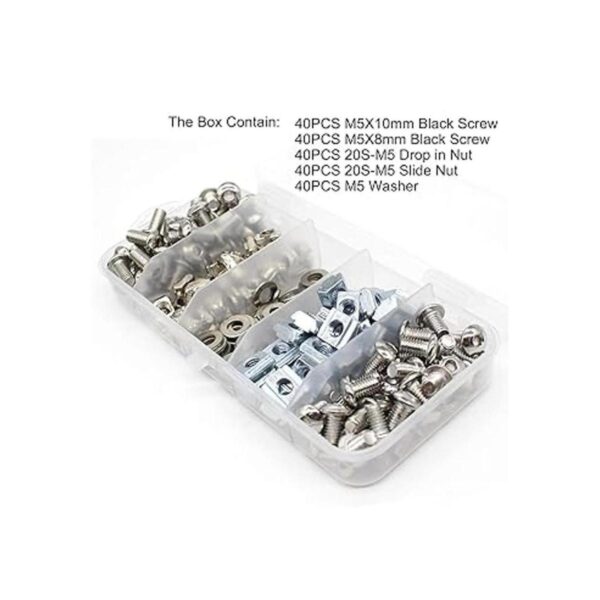 Kit de tuerca de tornillo plateado para conector de_2